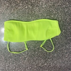 NEON HOLLISTER SIZE SMALL BIKINI TOP